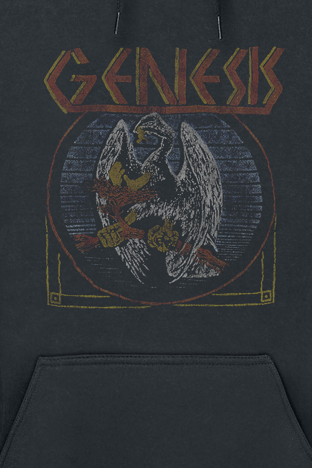 Genesis Distressed Eagle Kapuzenpullover schwarz