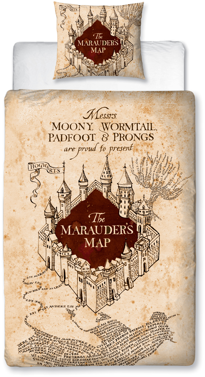 Harry Potter - Karte des Rumtreibers - Bettwäsche - multicolor - EMP Exklusiv!