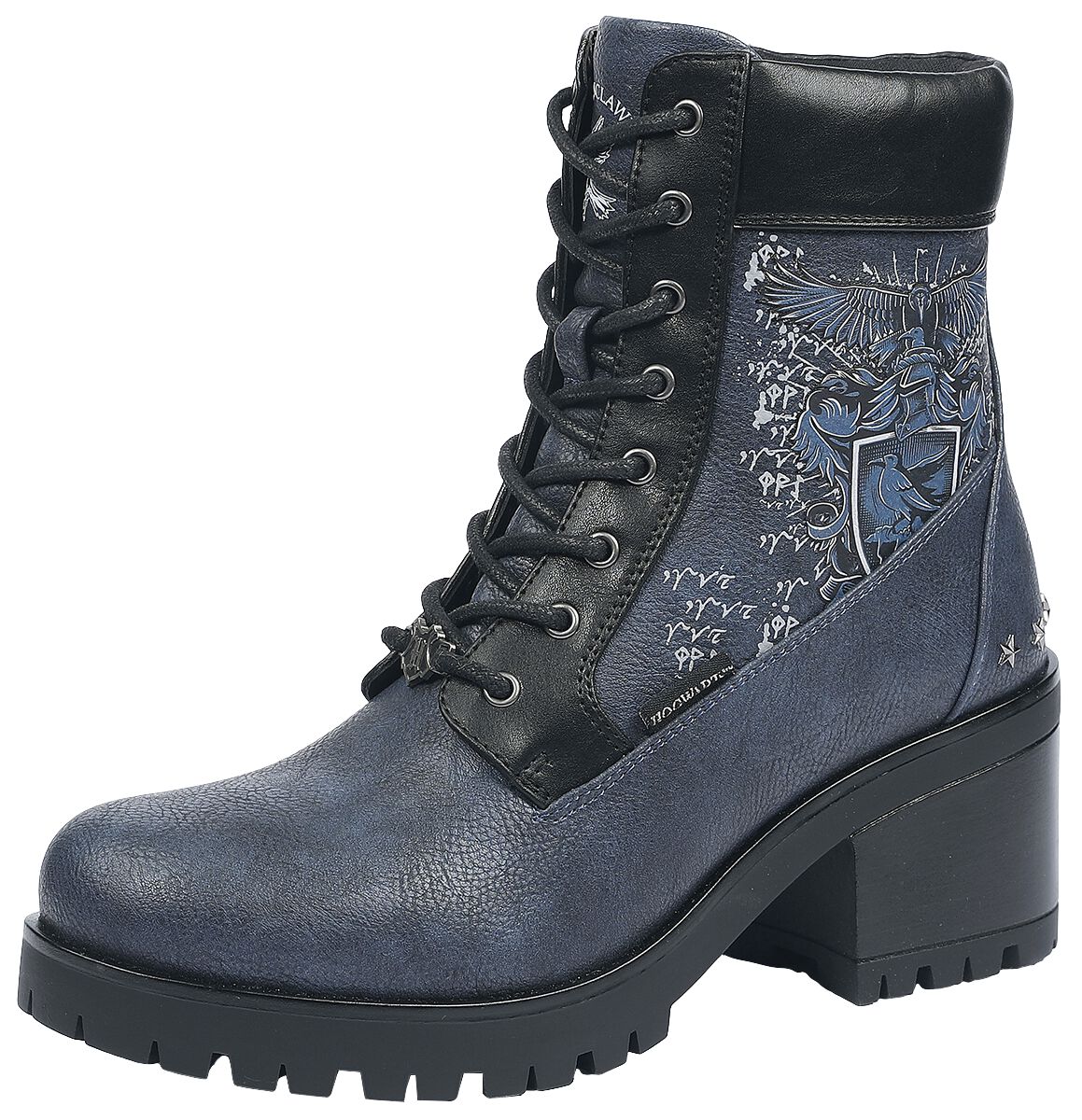Harry Potter Ravenclaw Laced Boots dark blue