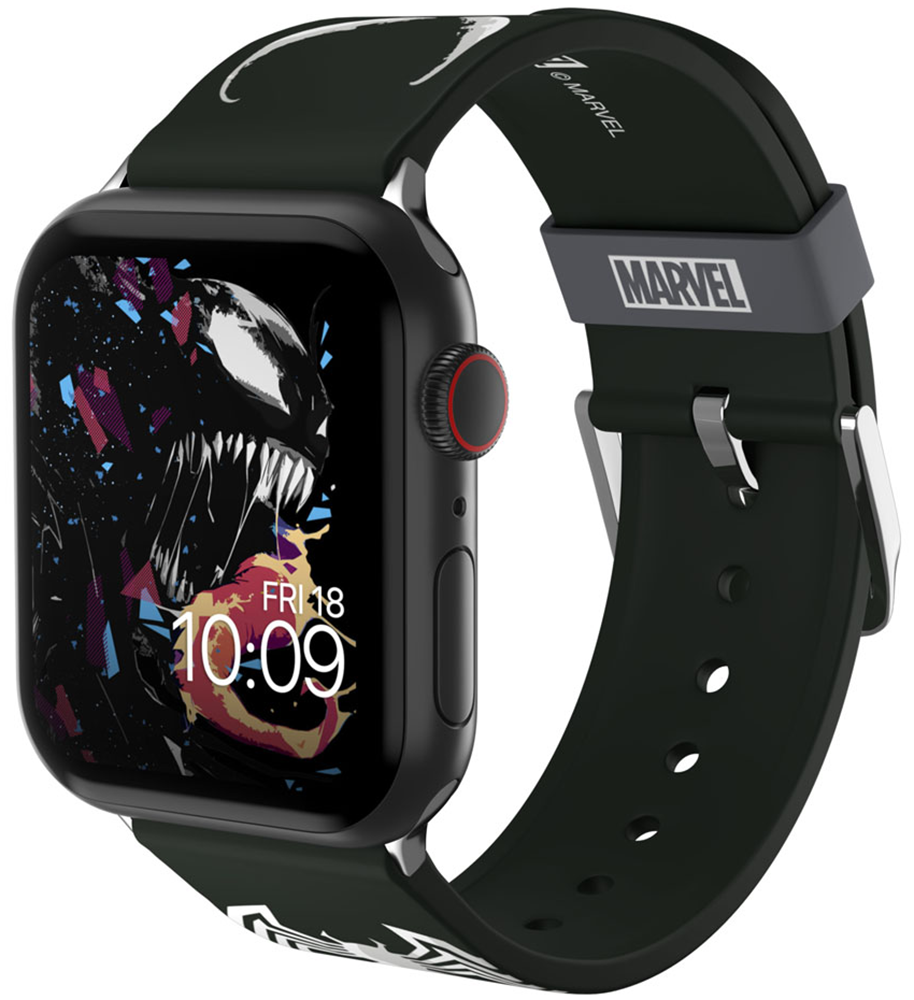 Venom (Marvel) MobyFox - Marvel Insignia Collection - Venom Armbanduhren schwarz grau weiß