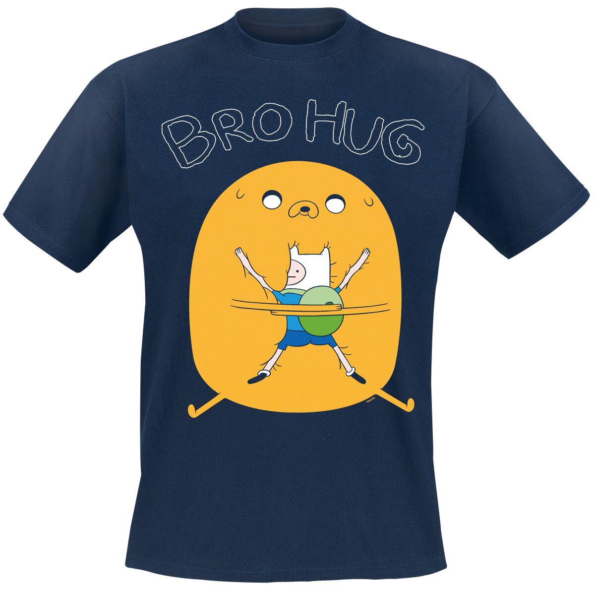 Adventure Time Bro Hug! T-Shirt blue
