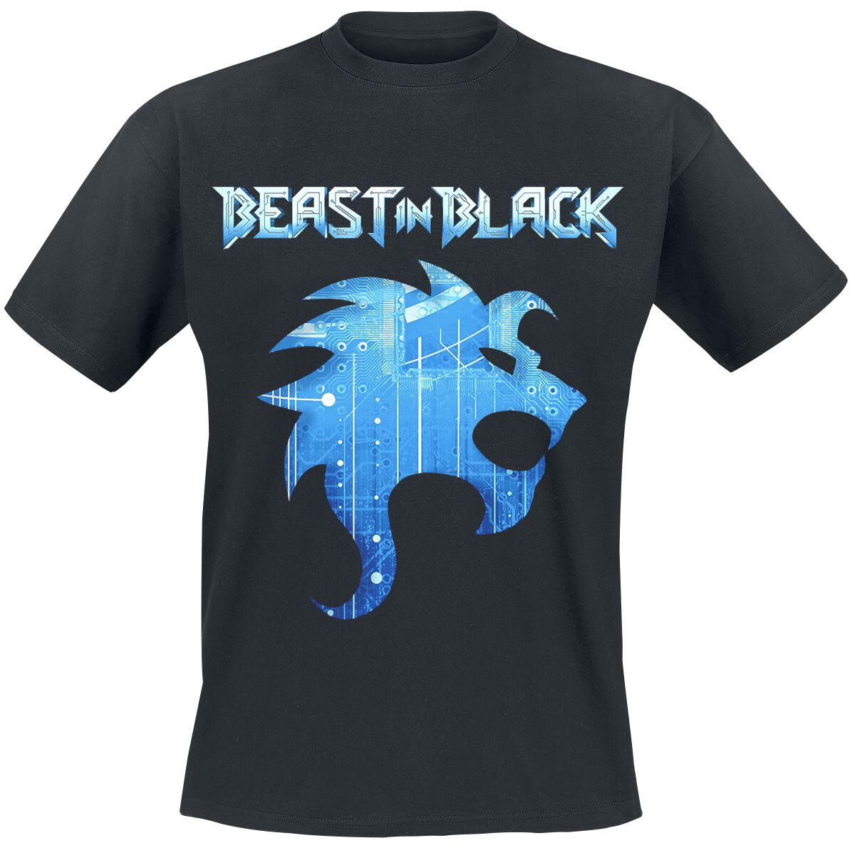 Image of Beast In Black Electro T-Shirt schwarz