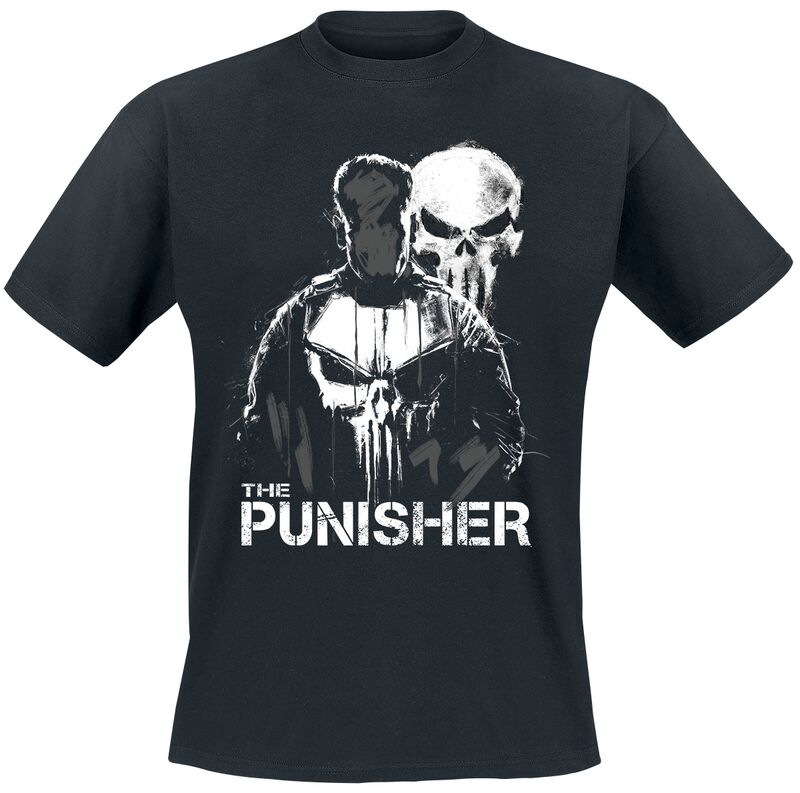 Marvel T-Shirt - Silhouette - S bis XXL - für Männer - Größe M - schwarz - Lizenzierter Fanartikel - Männer - male