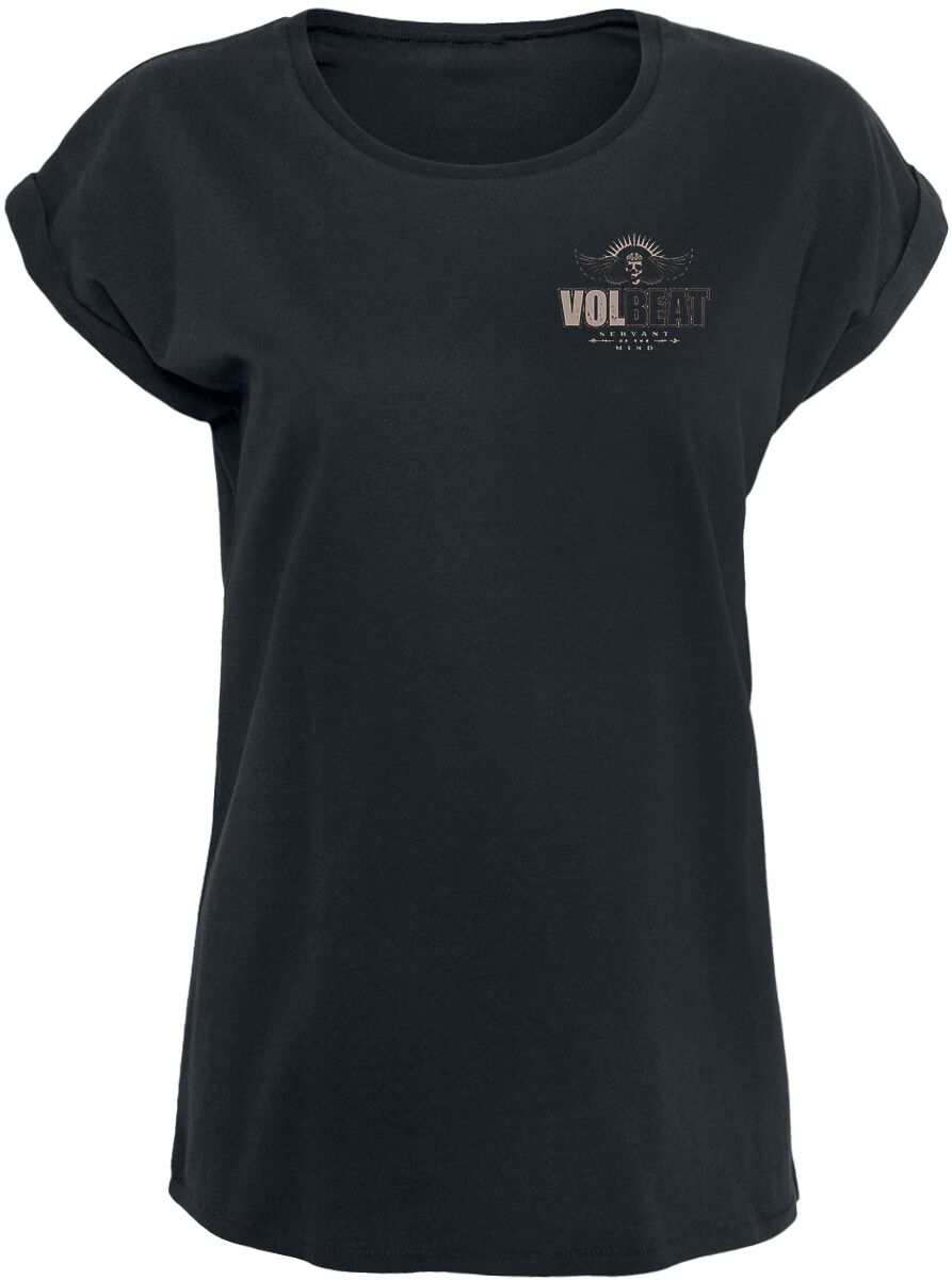 T-Shirt Manches courtes de Volbeat - Wait A Minute My Girl - S à XL - pour Femme - noir