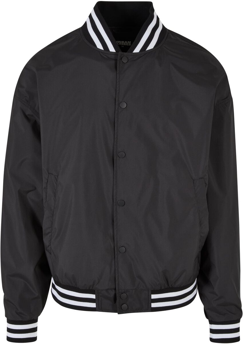Urban Classics Collegejacke - Light College Jacket - S bis XL - für Männer - Größe L - schwarz