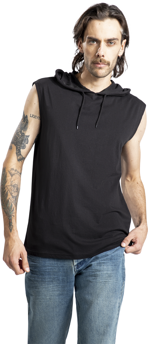 Thumbnail - RED by EMP Hooded Tank Tank-Top schwarz in L