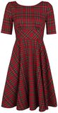 Irvine 50s Dress, Hell Bunny, Mittellanges Kleid