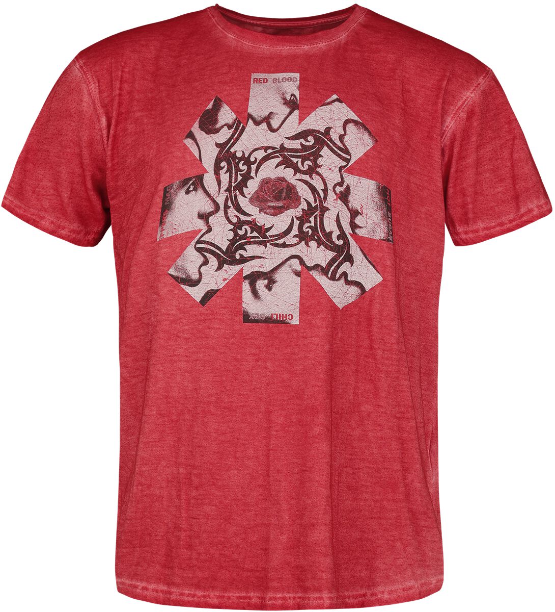 Red Hot Chili Peppers T-Shirt - Blood, Sugar, Sex, & Magik - S bis 3XL - für Männer - Größe M - rot  - Lizenziertes Merchandise!