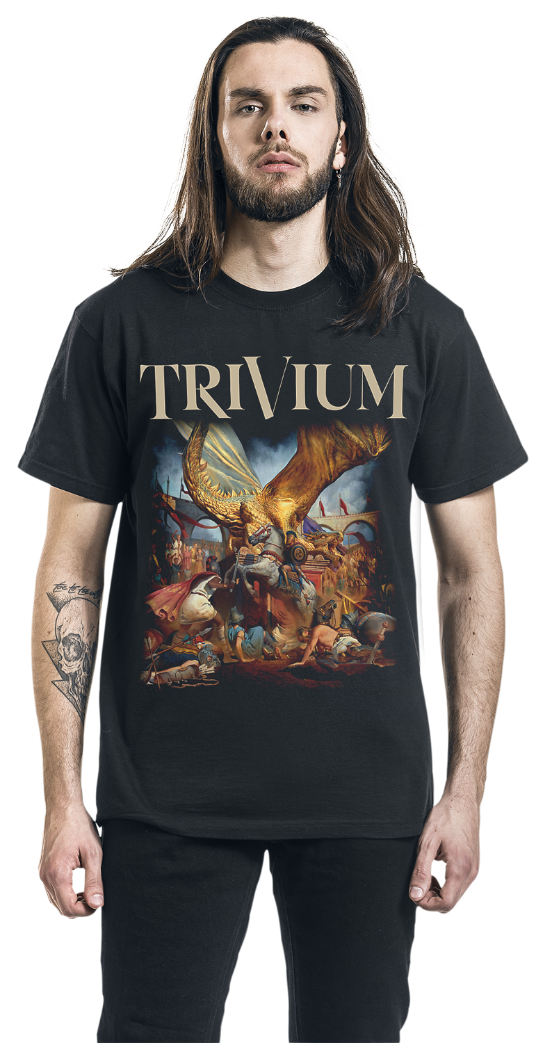 Trivium In The Court Of The Dragon T-Shirt schwarz - 22.74% Rabatt