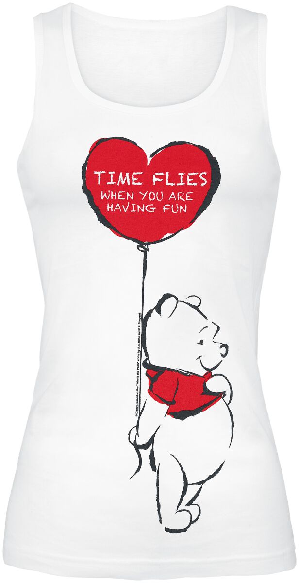 Winnie The Pooh - Time Flies - Top - weiß