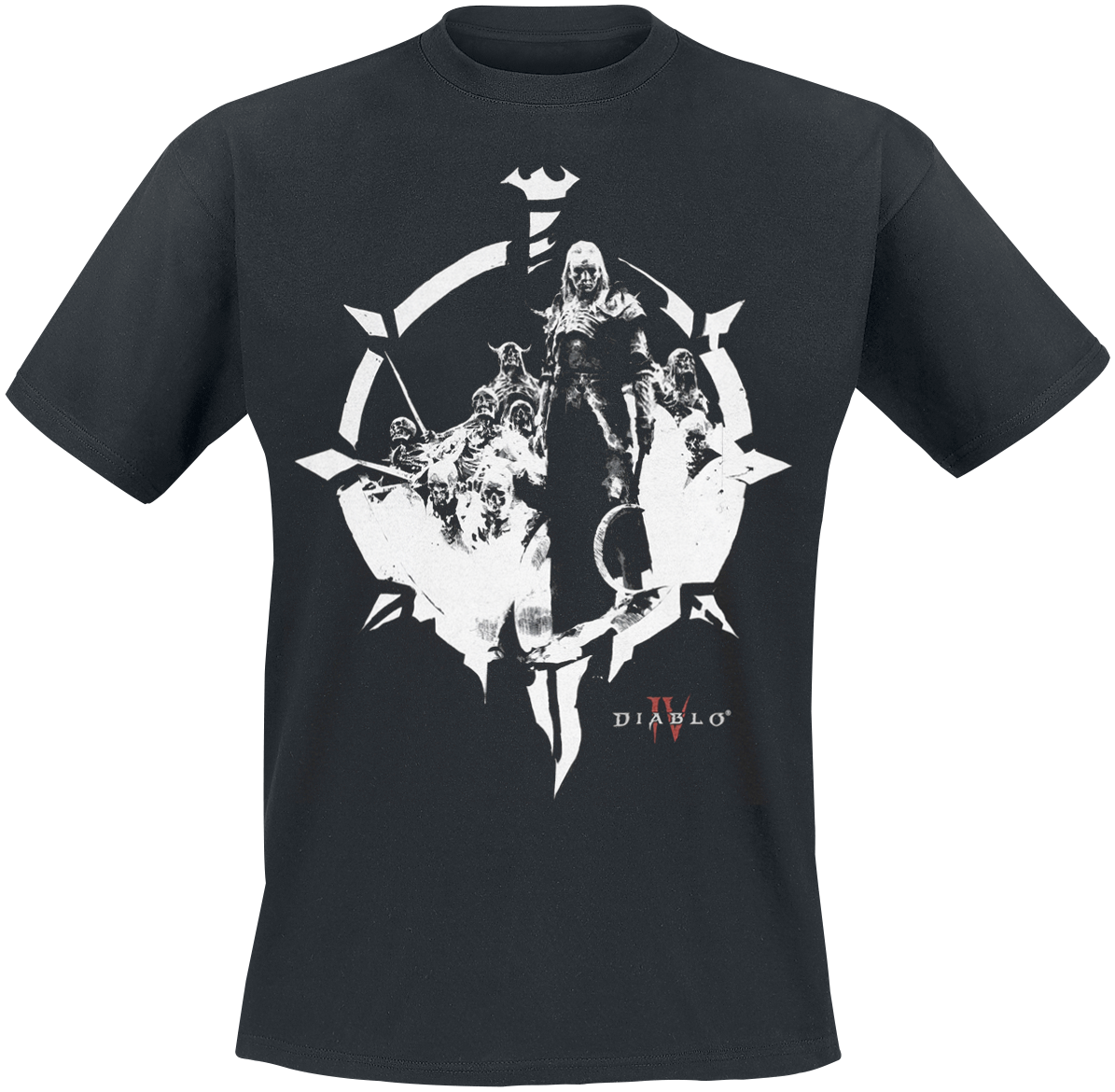 Diablo - 4 - Necromancer - T-Shirt - schwarz