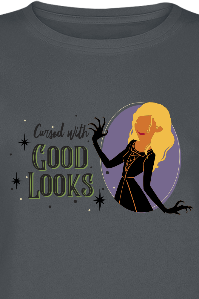 Hocus Pocus Cursed Sarah T-Shirt grau
