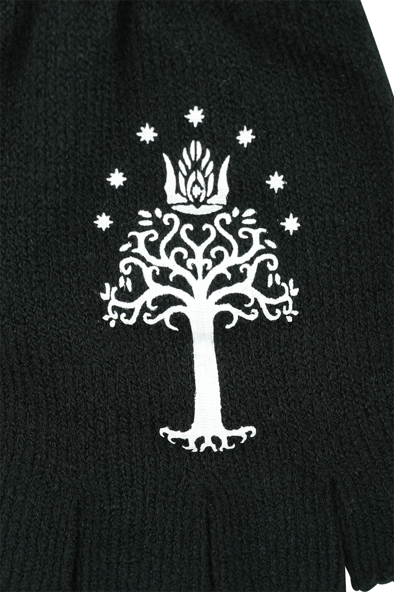 Thumbnail - Der Herr der Ringe Gondor Kurzfingerhandschuhe schwarz