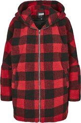 Red Black Plaid Jackets in Large Sizes for a Buten Appearance in Winter