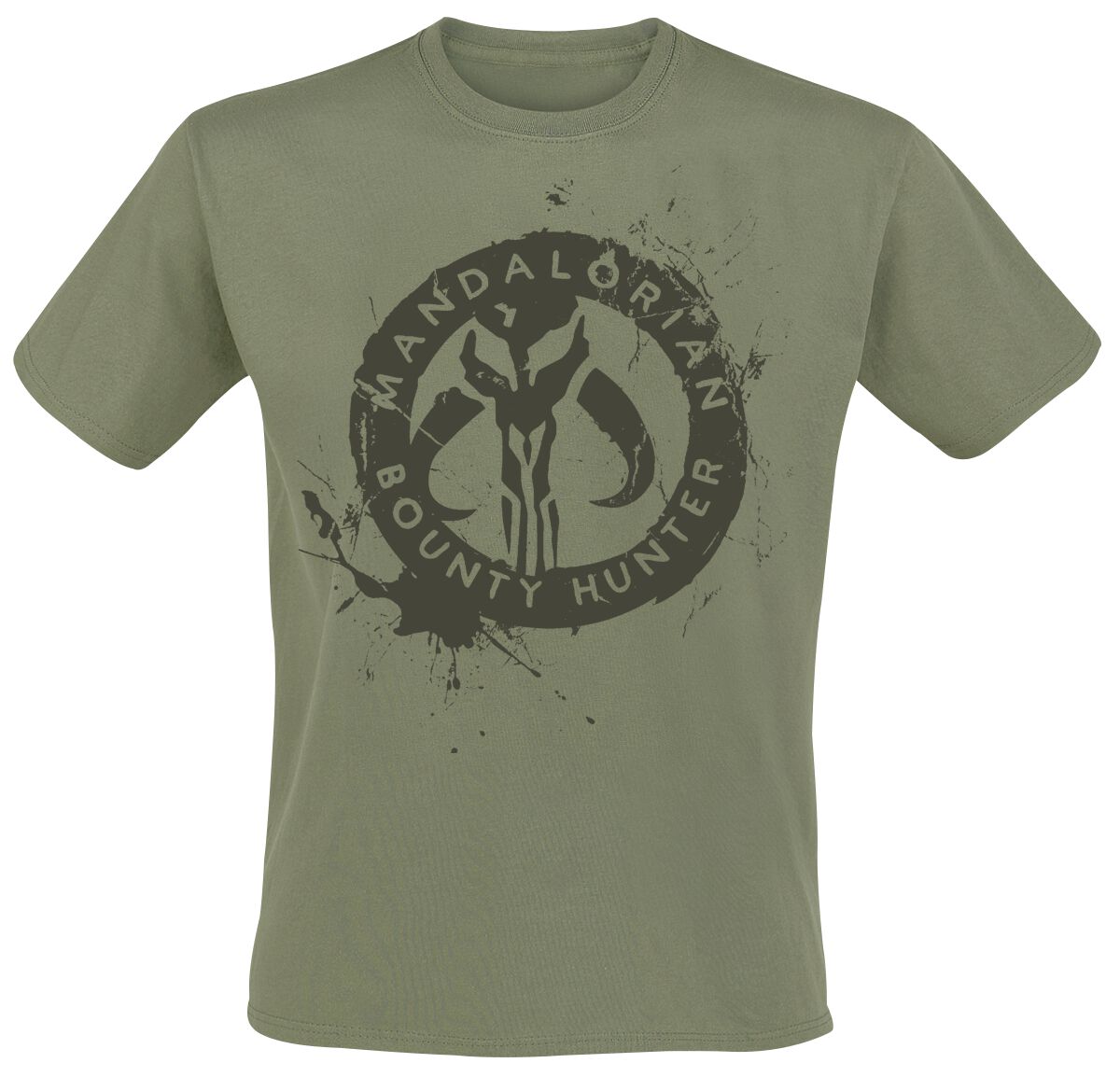 Star Wars The Mandalorian - Bounty Hunter T-Shirt olive