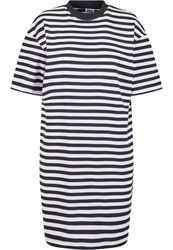 Ladies Oversized Striped Tee Dress, Urban Classics, Kurzes Kleid