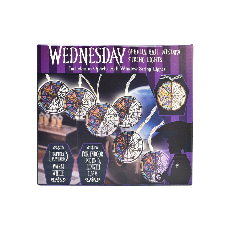 Wednesday  String of lights - Ophelia Window -