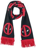 Classic Logo and Big Face Knitted Scarf, Deadpool, Schal