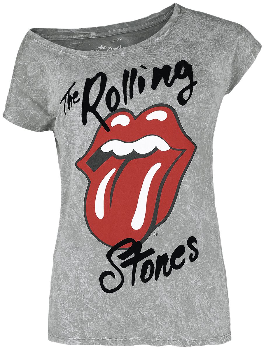 T-Shirt Manches courtes de The Rolling Stones - EMP Signature Collection - S à M - pour Femme - gris