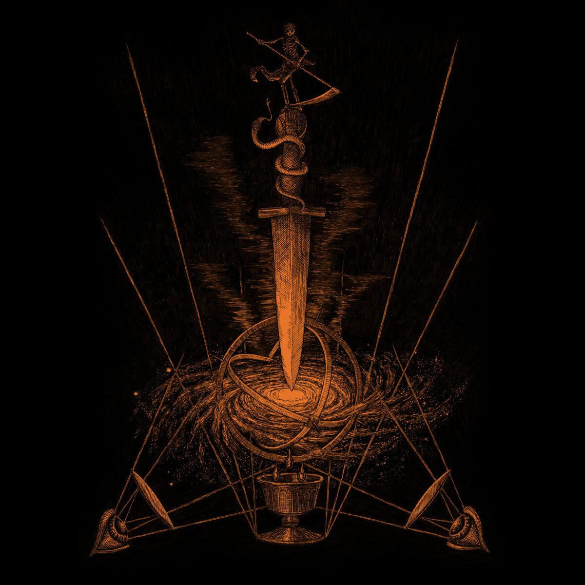 Inquisition Veneration of Medieval Mysticism and Cosmological Violence LP multicolor