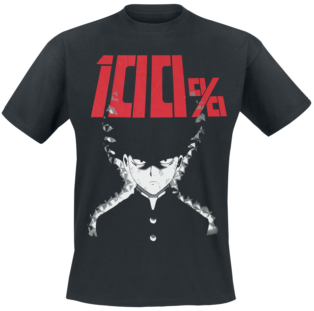 Mob Psycho 100 - 100% - T-Shirt - black image