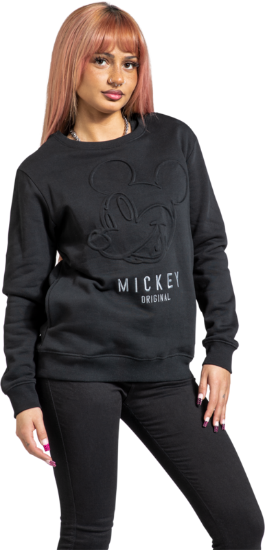 Thumbnail - Micky Maus Mickey Original Embossed Sweatshirt schwarz in M