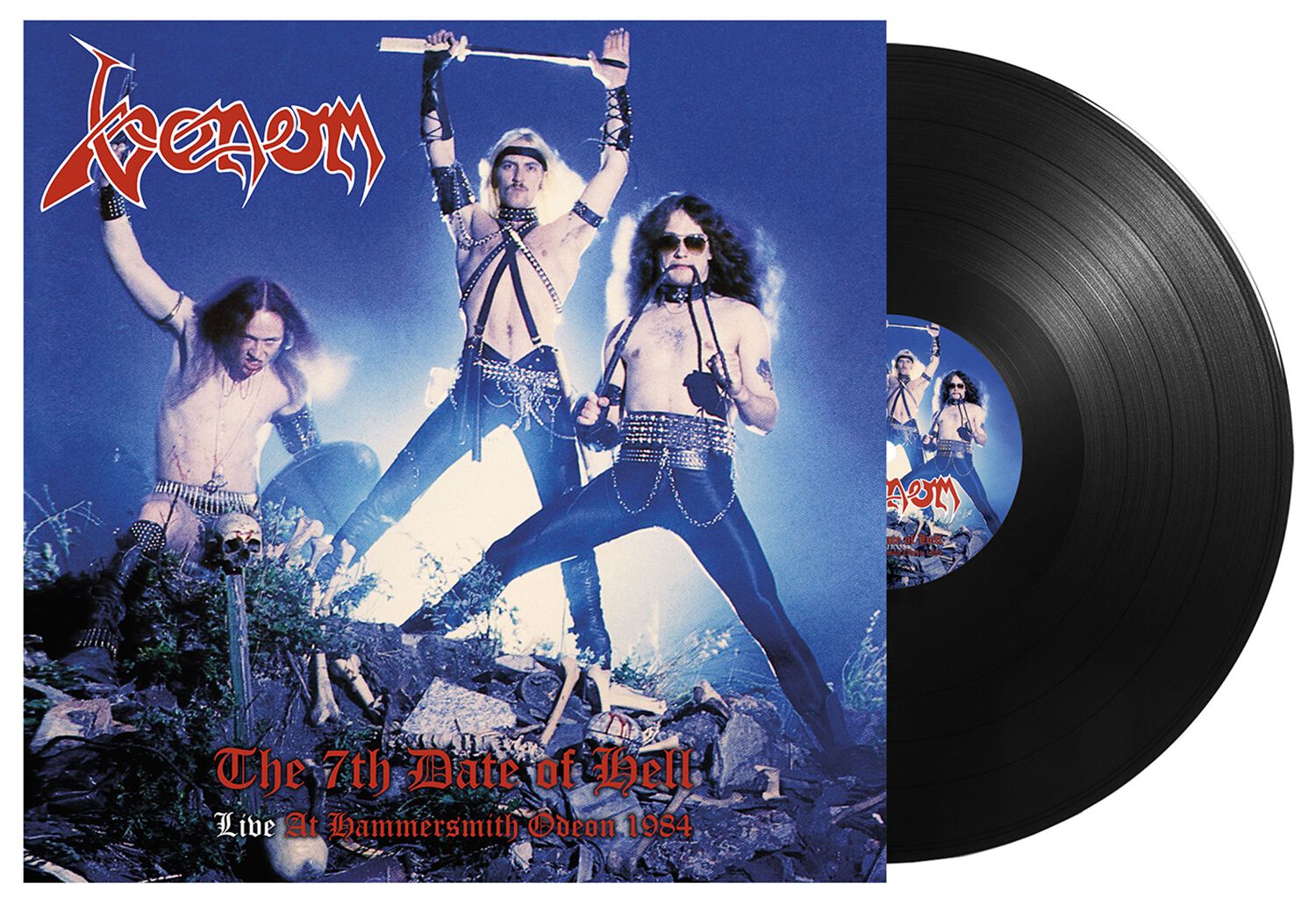 Image of Venom The 7th date of hell - Live at Hammersmith 1984 LP schwarz