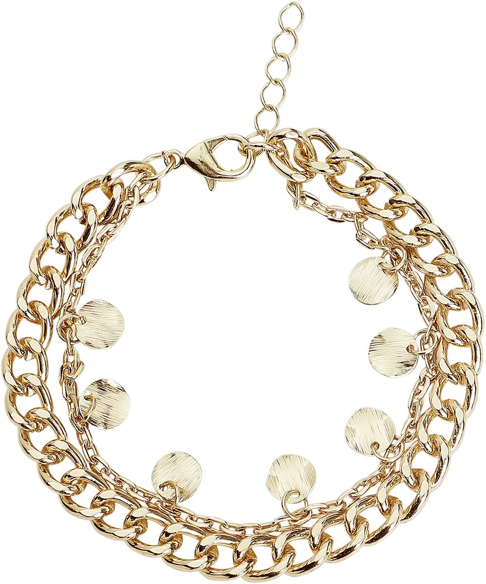 Urban Classics Charmy Anklet Ankle Chain gold coloured