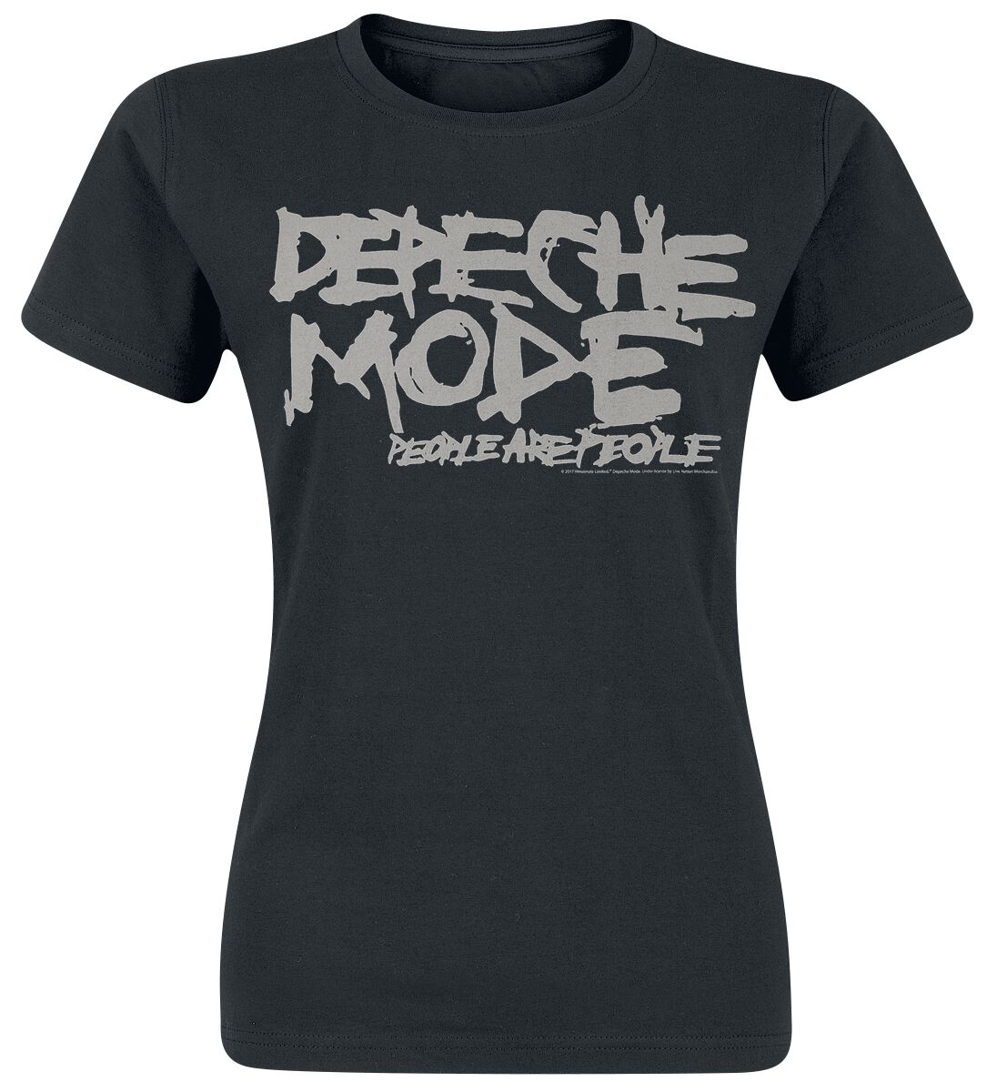 Depeche Mode T-Shirt - People Are People - S bis XXL - für Damen - Größe L - schwarz  - Lizenziertes Merchandise!