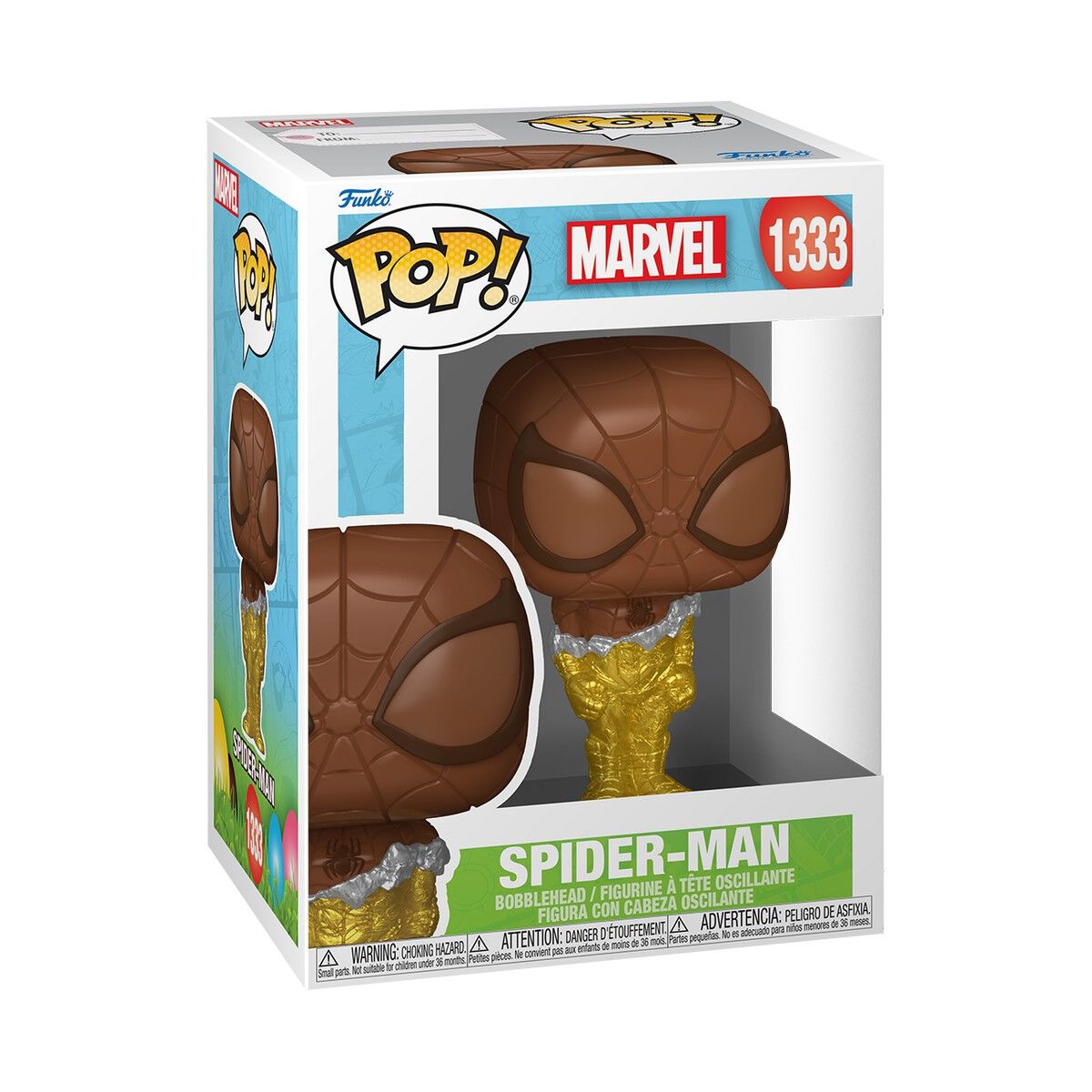 Levně Spider-Man Vinylová figurka č.1333 Spiderman (Easter Chocolate) Sberatelská postava vícebarevný