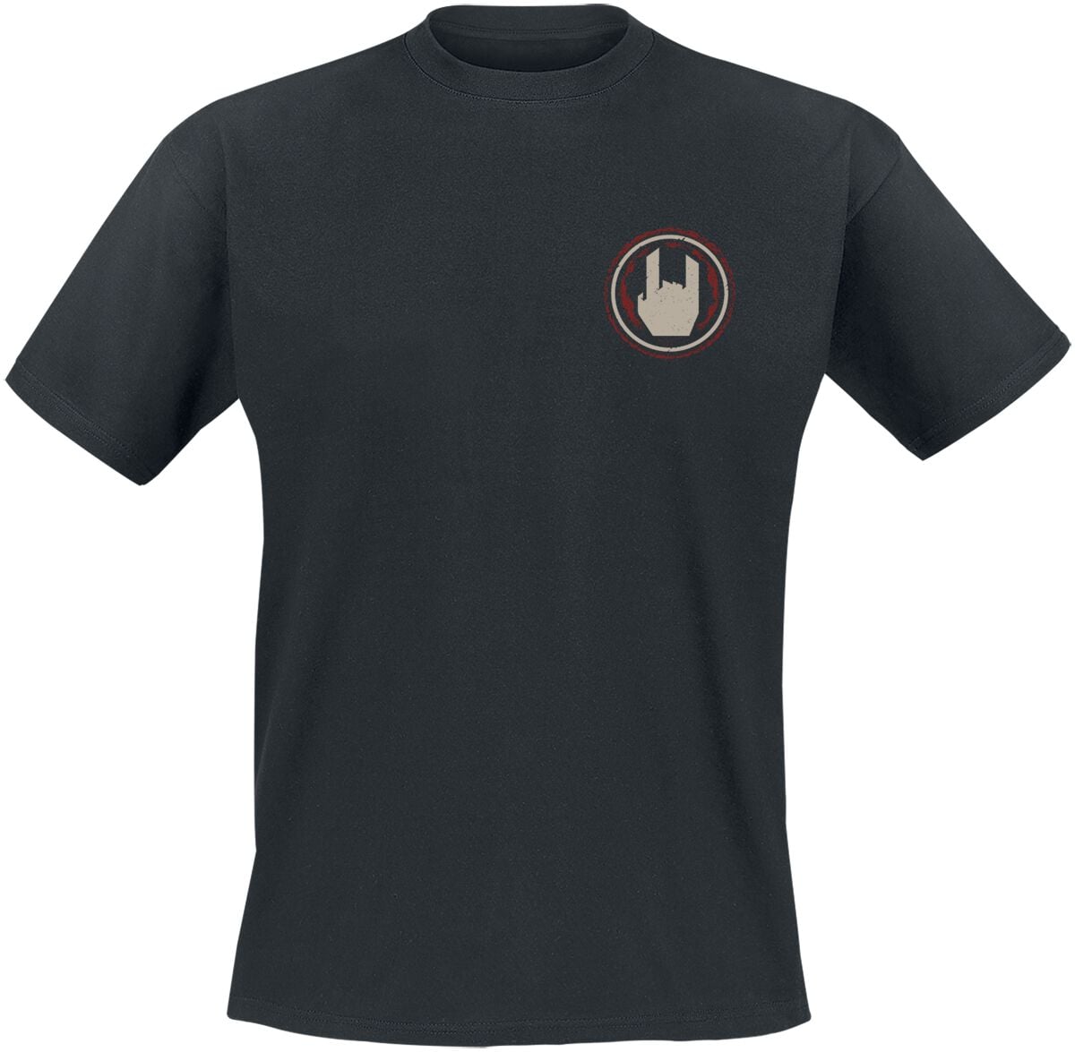 4068143423250 - - Verlängerungsshirt 2026 T-Shirt schwarz in S