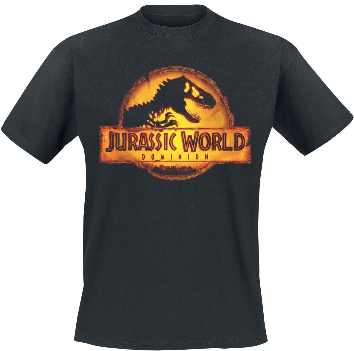 Levně Jurassic Park Jurassic World - Logo Tričko černá