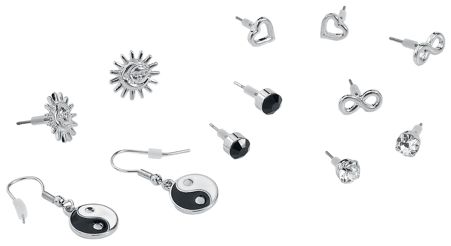 Peace  Ohrring silberfarben - 30.03% Rabatt