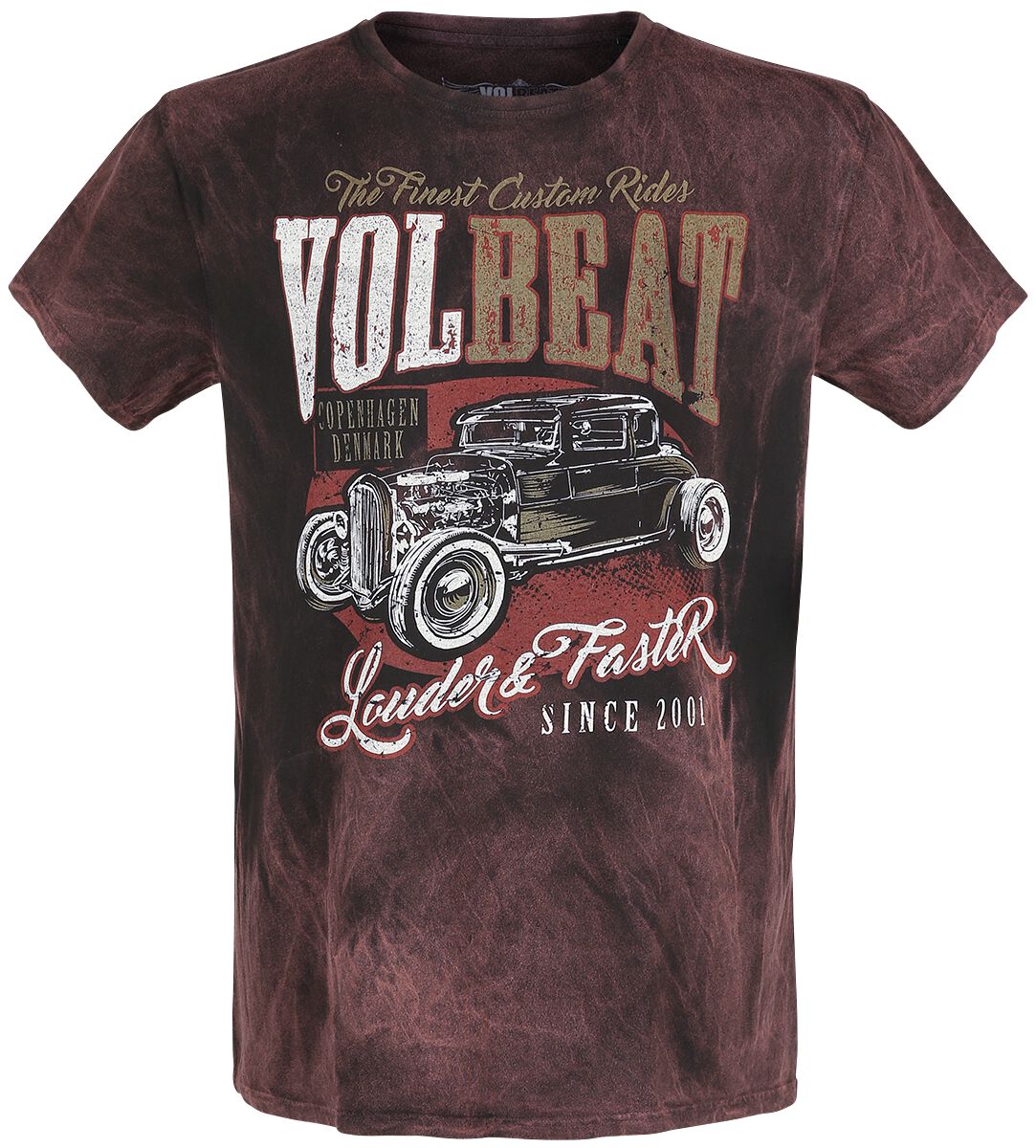 Volbeat Louder And Faster T-Shirt rost in 4XL