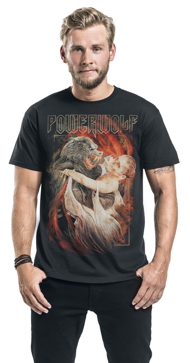 Powerwolf Dancing With The Dead T-Shirt schwarz - 24.01% Rabatt