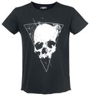 Vintage Skull, RED by EMP, T-Shirt