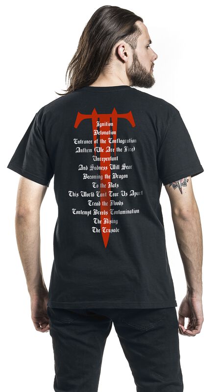 Band Merch Bekleidung The Crusade Remix | Trivium T-Shirt
