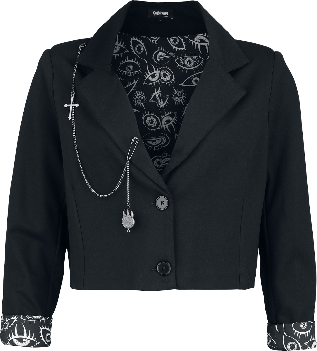 4068143342957 - The Void Blazer schwarz in L