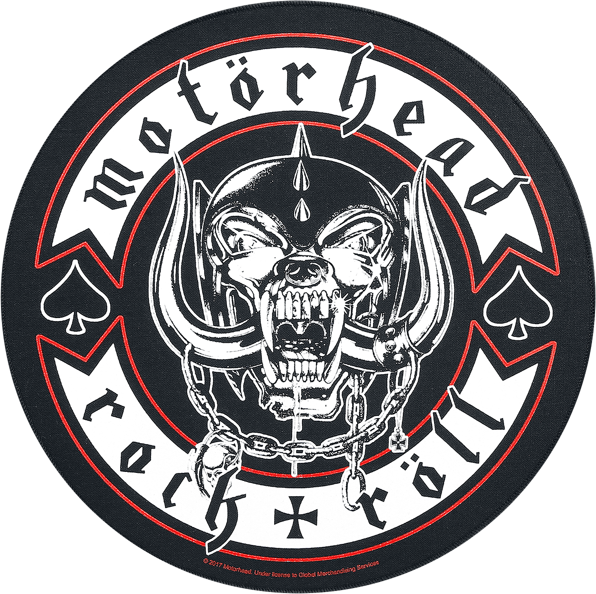 Motörhead - Biker - Patch - schwarz| weiß| rot