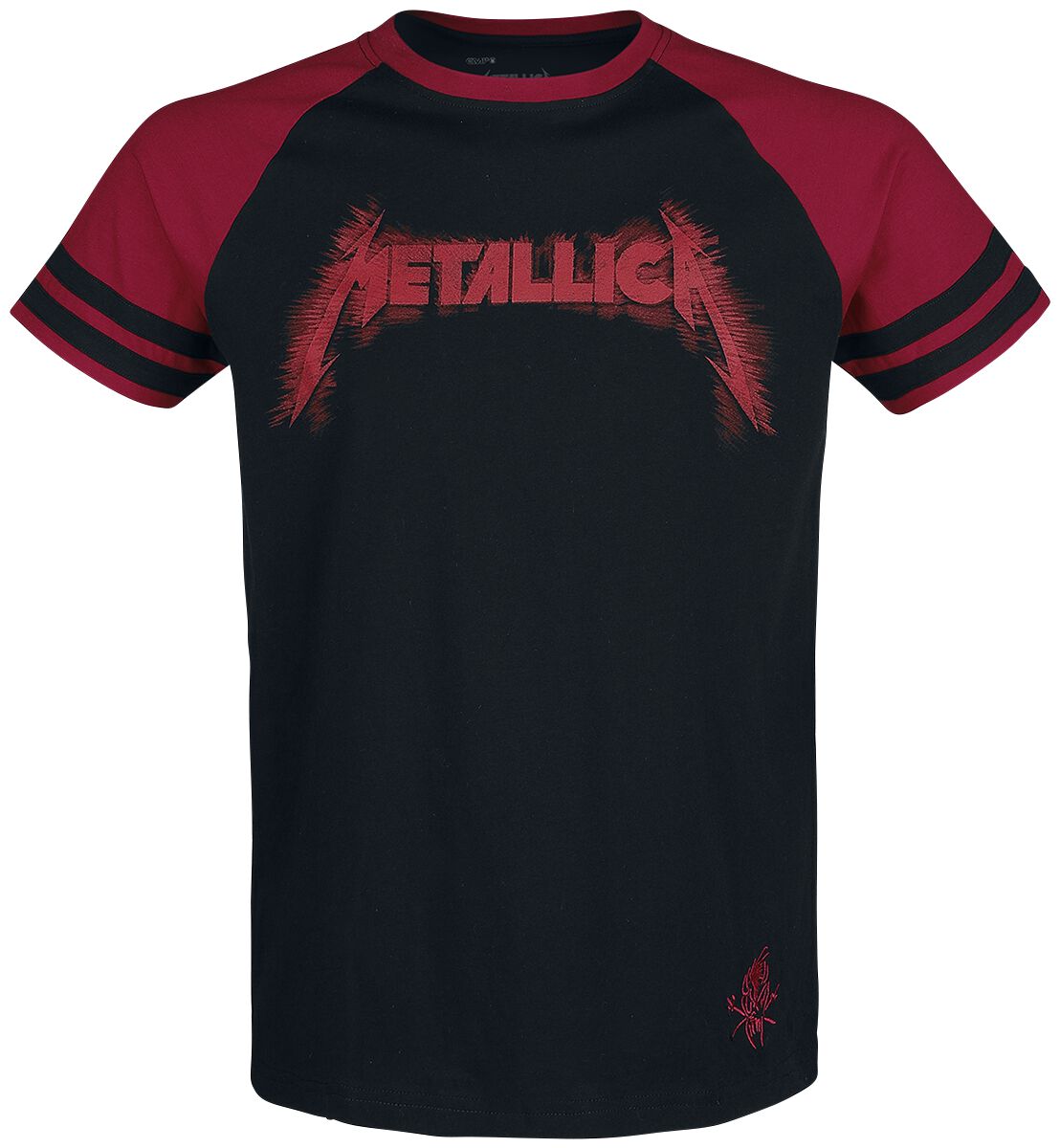 Levně Metallica EMP Signature Collection Tričko cerná/cervená