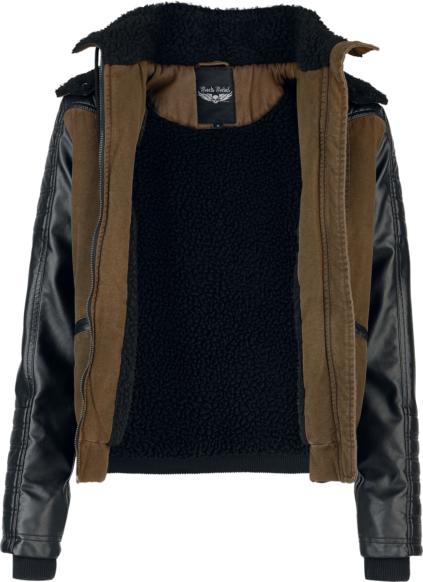 4068143253079 - Relax Übergangsjacke schwarz oliv in XL 4068143253079 - Relax Übergangsjacke schwarz oliv in XL