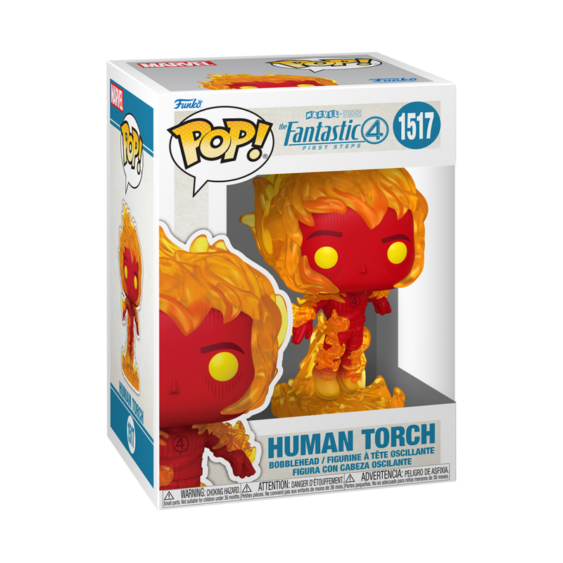 Fantastic Four  Funko Pop! - Human Torch Vinyl Figurine 1517 -