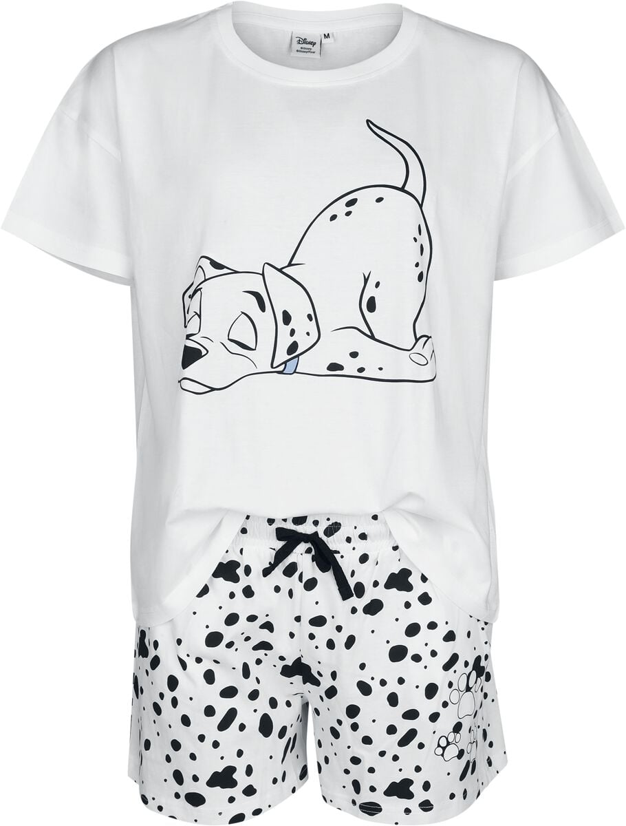 101 Dalmatians - Disney Pyjama - Paws Spots - S tot XXL - voor Vrouwen - wit