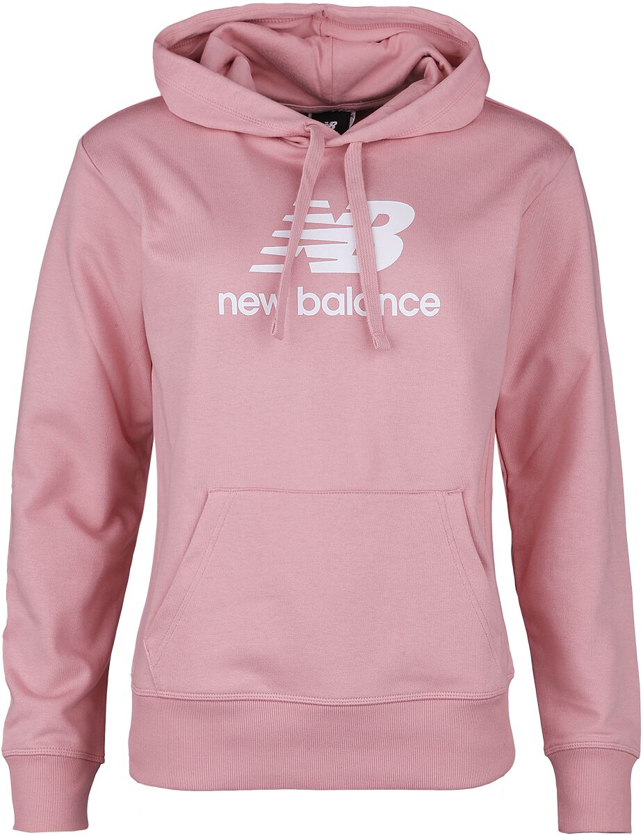 New Balance NB ESSENTIALS STACKED LOGO HOODIE Kapuzenpullover rosé