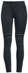 Leggings With Insert Lace, Rotterdamned, Leggings