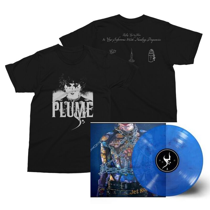 Saferooms & Healing Frequencies von - LP & T-Shirt (Coloured, Limited Edition, Standard) - None - unisex