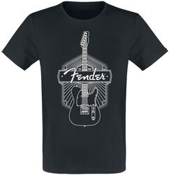 Monoline Guitar, Fender, T-Shirt