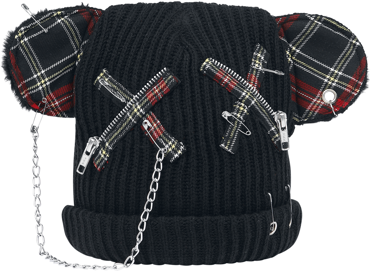 Cupcake Cult Fun Beanie - Beara Hat - black-red