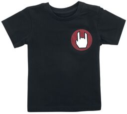 Kids T-Shirt mit Rockhand Logo, EMP Basic Collection, T-Shirt