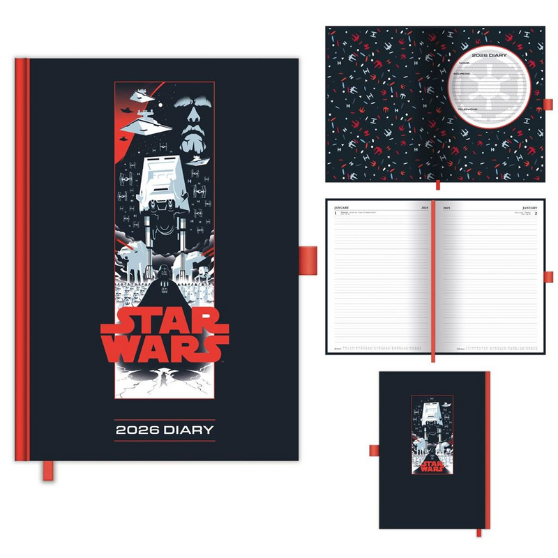 Star Wars  Calendar Book - 2026 Calendar Book - multicolour